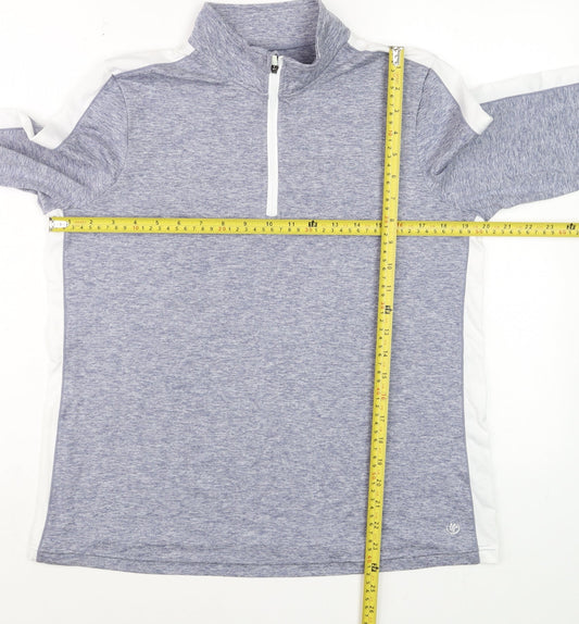 Dunnes Stores Womens Grey Half Zip Track Jacket Size M