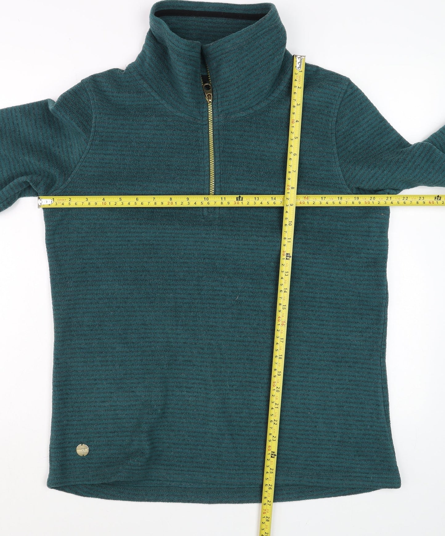 Regatta Men's Green Fleece Half Zip Pullover Sweatshirt Size L