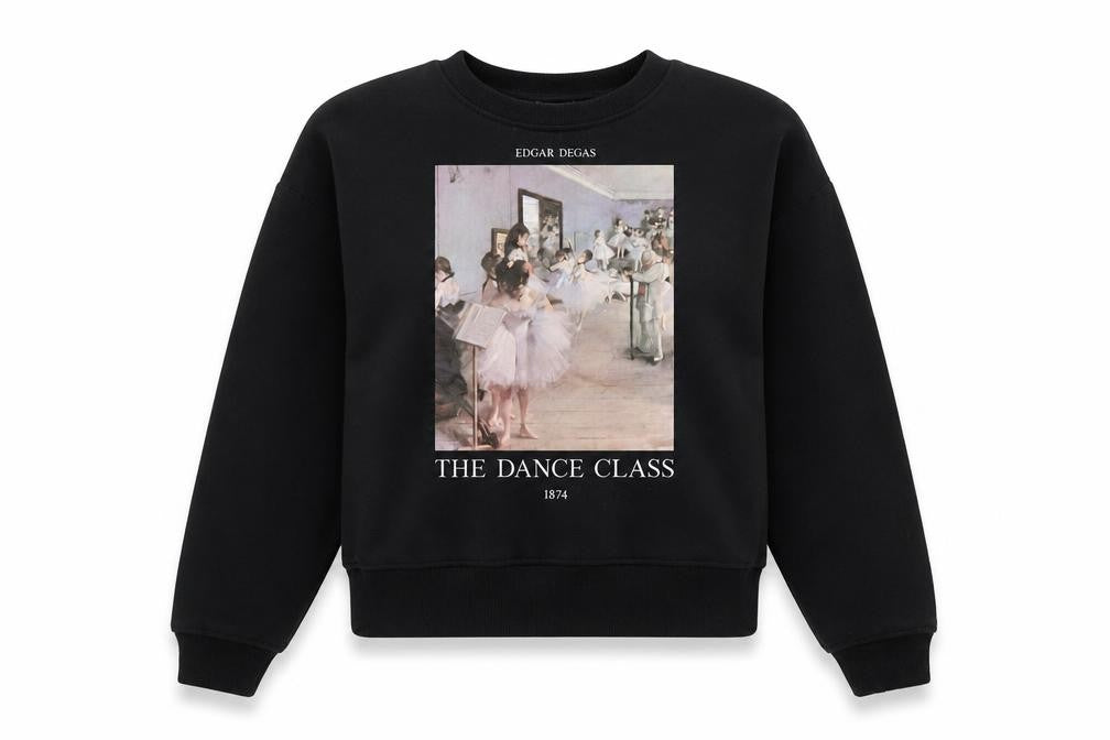 Primark Women Black Edgar Degas The Dance Class Sweatshirt Size S