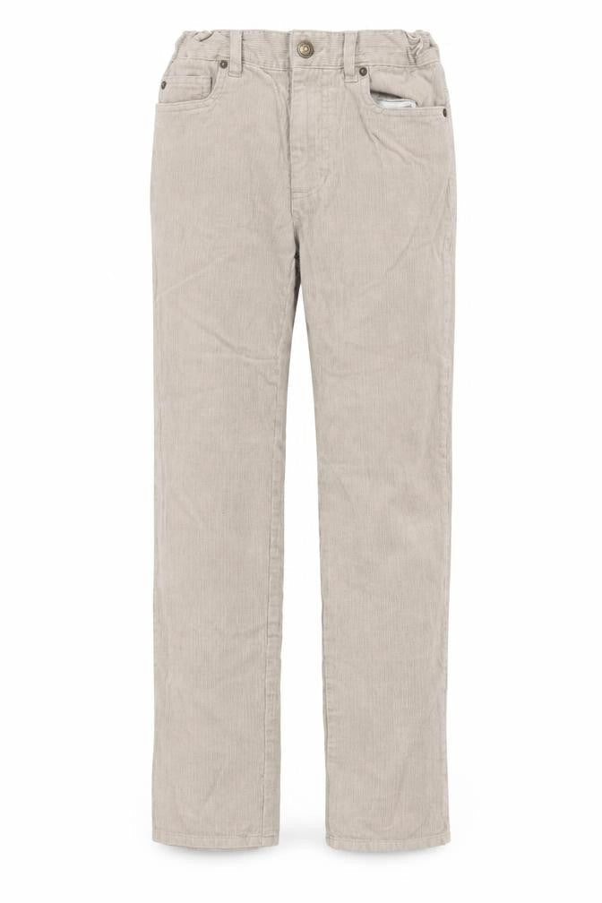John Lewis Boys Beige Corduroy Chino Trousers 11 Years Elastic Waist