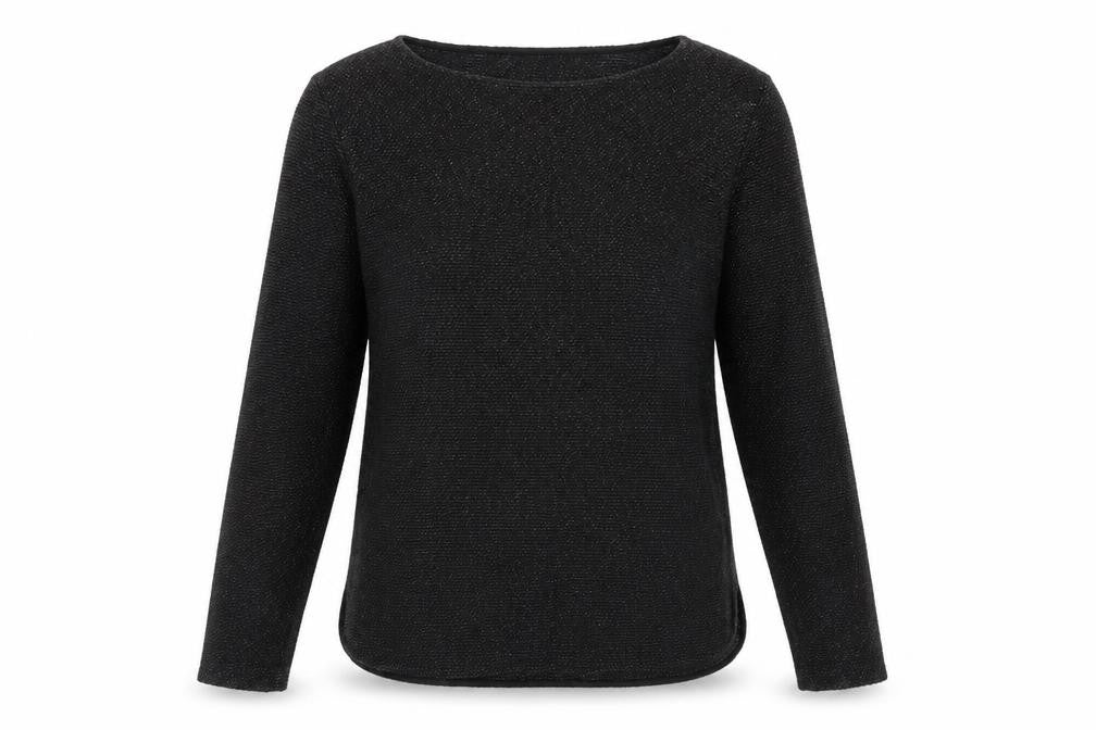 H&M Women’s Black Cotton Blend Knit Jumper Size M