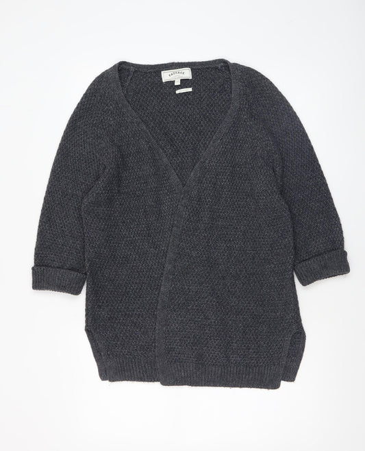 FatFace Women’s Grey V-Neck Knit Cardigan Size 12
