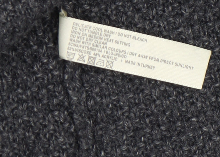 FatFace Women’s Grey V-Neck Knit Cardigan Size 12