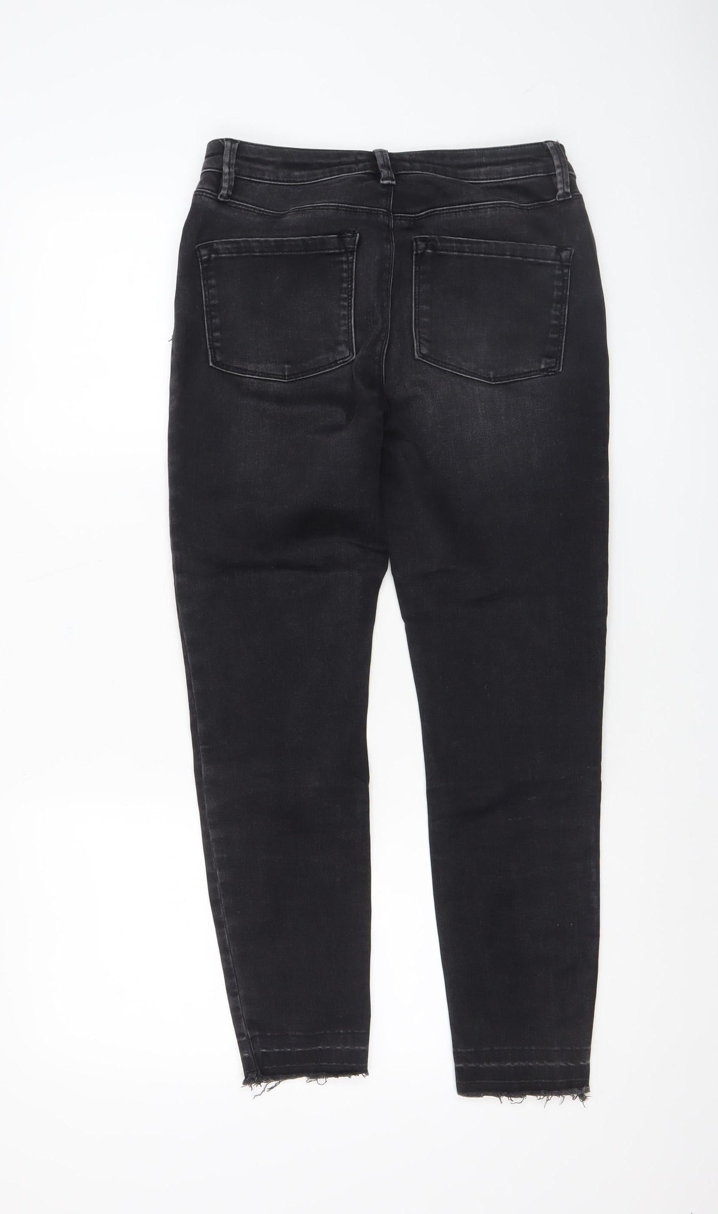 Mint Velvet Women's Black Skinny Stretch Jeans Size 12 Slim Fit
