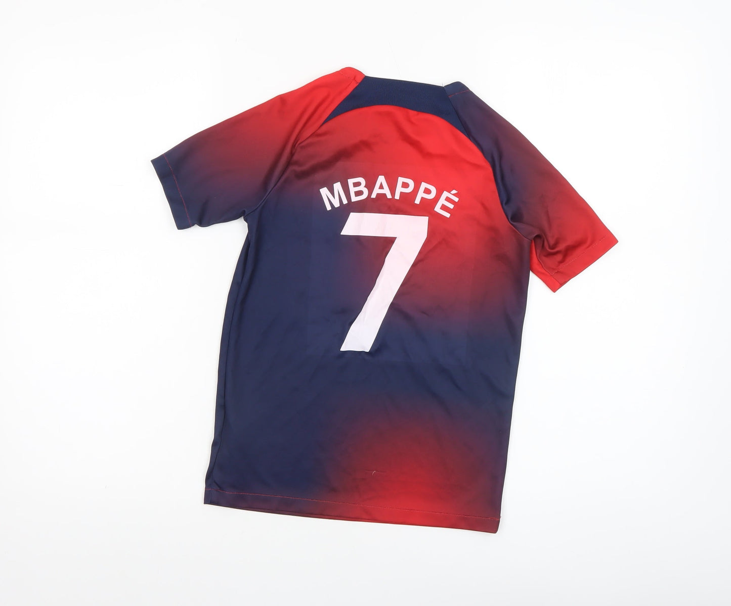 Nike Boys Multicoloured Paris Football Jersey Tee 9-10 Years Dri-Fit