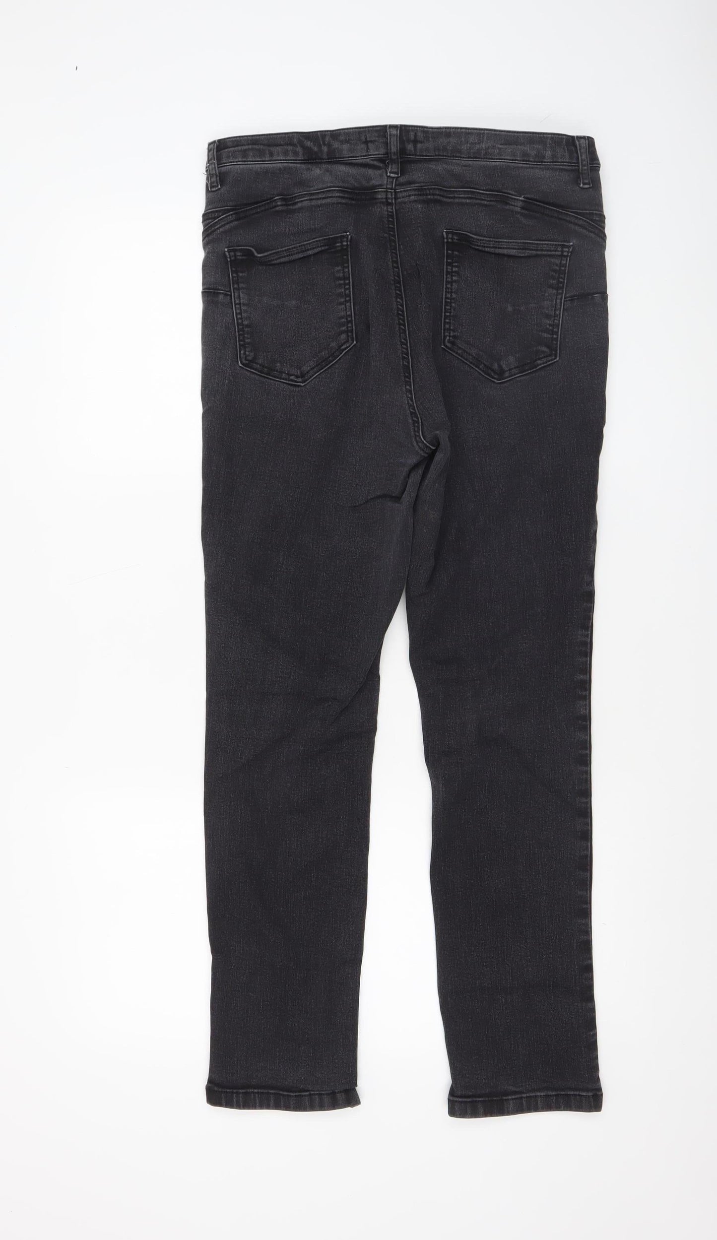 Gallery Women Black Skinny Jeans Size 16 Slim Fit Stretch Denim