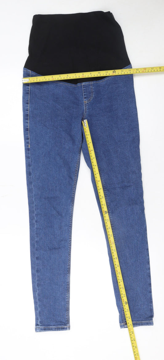Topshop Women Blue Maternity Denim Jegging Slim Fit Jeans Size 8