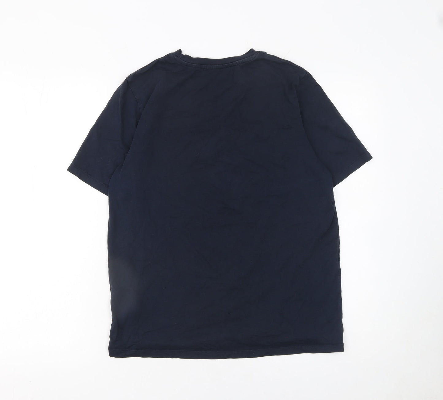 Jack & Jones Boys Blue Logo Organic Cotton T-Shirt 16 Years