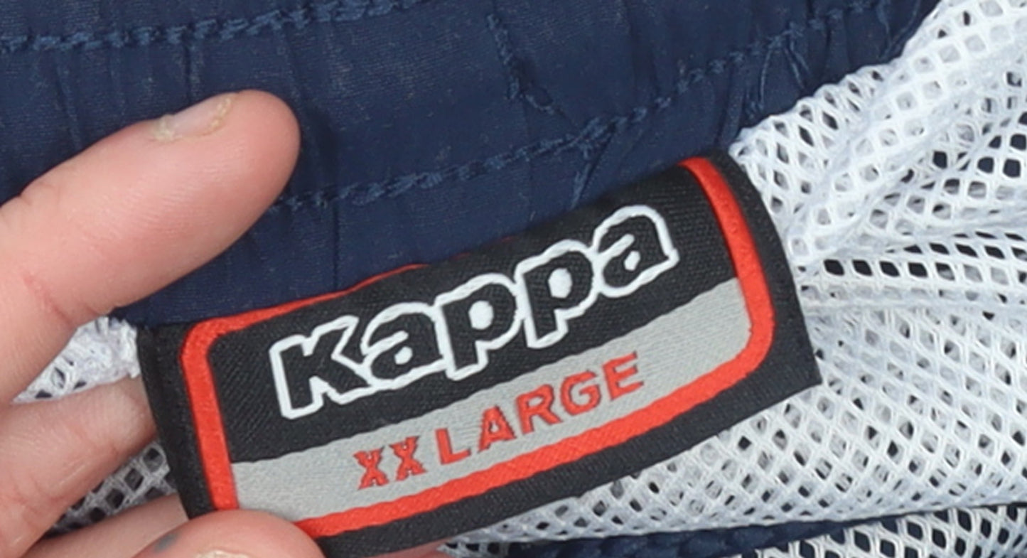 Kappa Men's Blue Swim Shorts XX Large Quick Dry Polyester