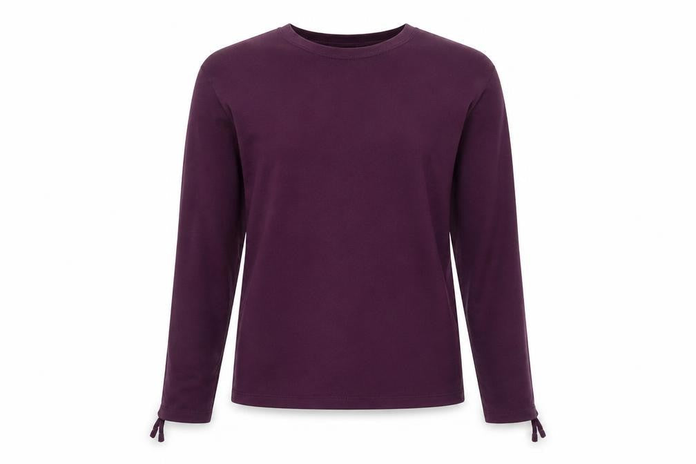 Red Herring Womens Purple Pullover Sweatshirt Size 10 Cotton Blend