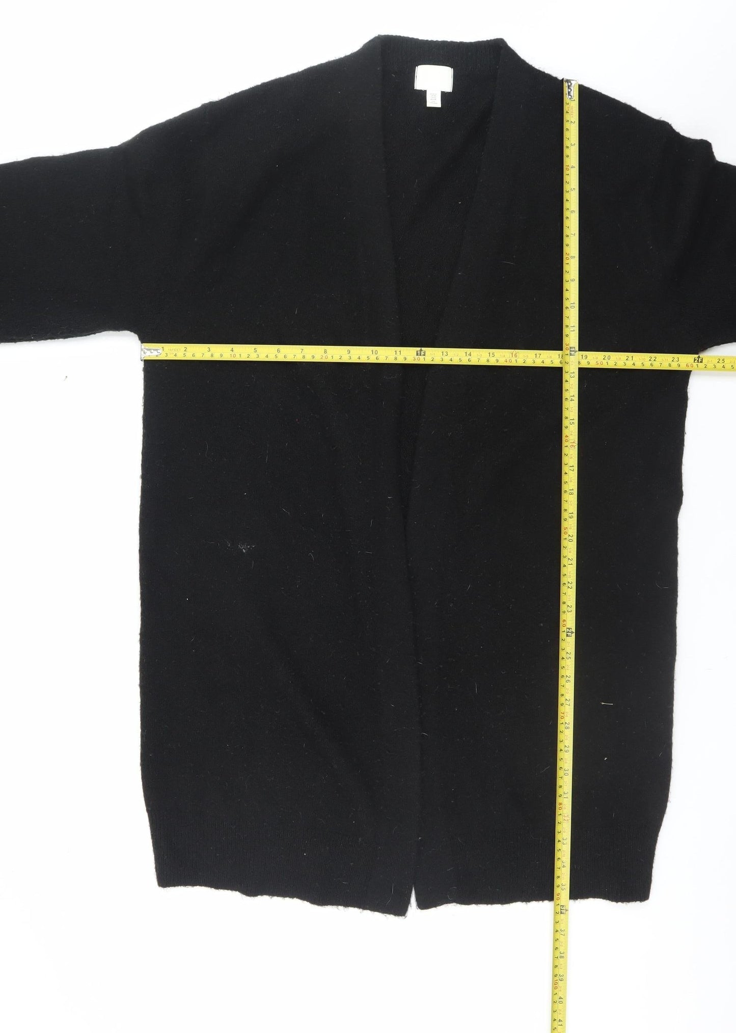 H&M Women’s Black V-Neck Long Sleeve Cardigan Size 12