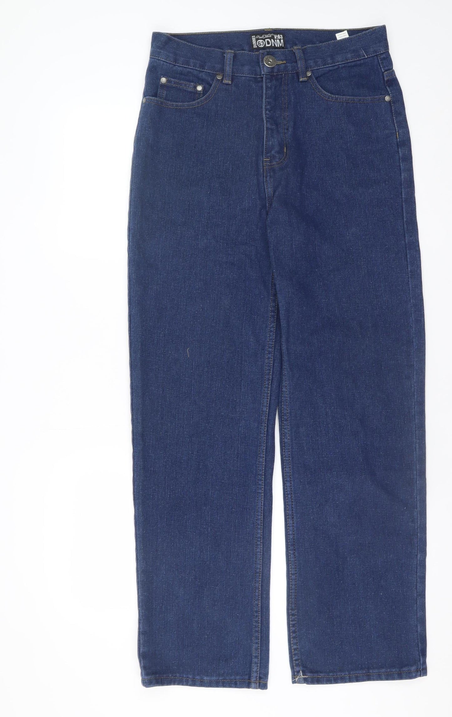 Dunnes Women Blue Straight Leg Jeans Size 12 30in Waist 30in Leg