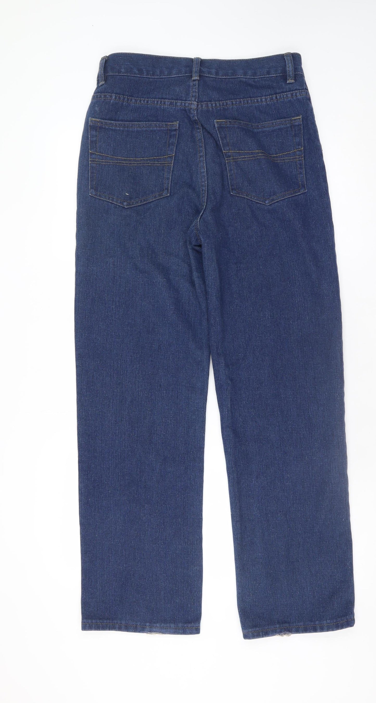 Dunnes Women Blue Straight Leg Jeans Size 12 30in Waist 30in Leg