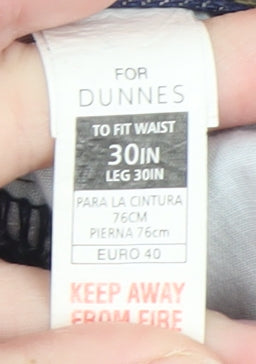 Dunnes Women Blue Straight Leg Jeans Size 12 30in Waist 30in Leg