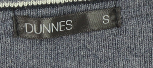 Dunnes Men Blue Geometric V-Neck Pullover Jumper Size S