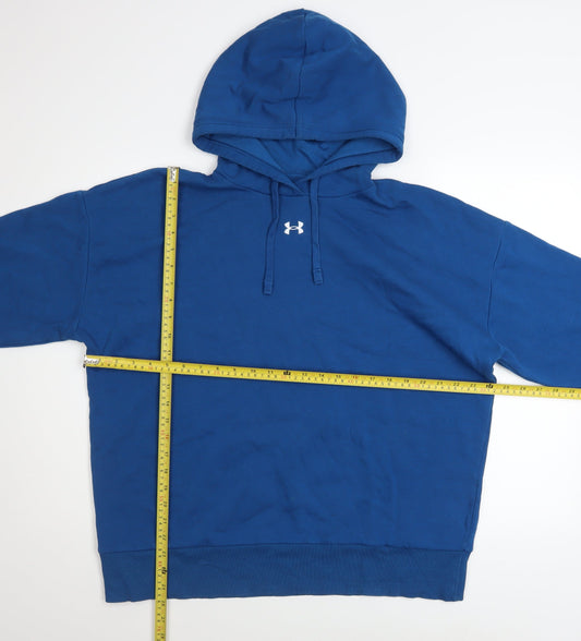 Under Armour Men’s Blue Pullover Hoodie Size S Sports Fleece