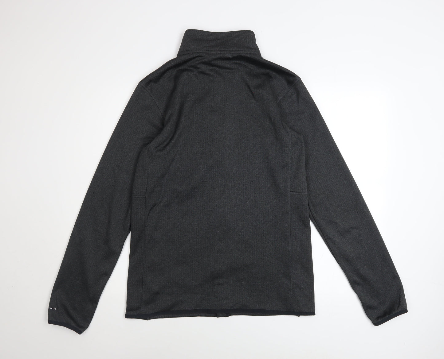 Columbia Men’s Grey Softshell Jacket M Full Zip Lightweight Outdoor
