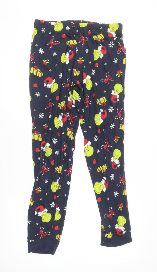 Primark Women’s Blue The Grinch Christmas Pyjama Pants Size 10-12