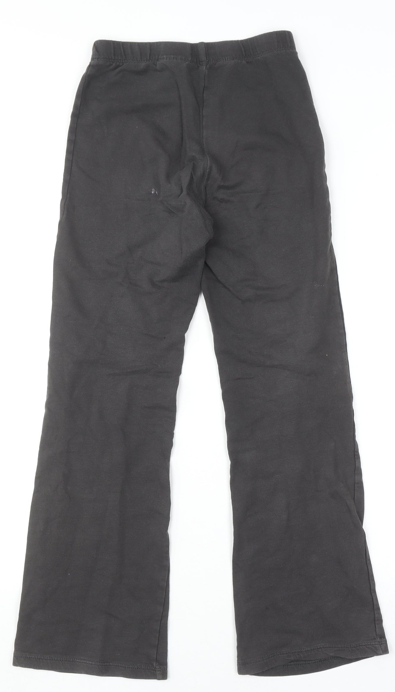 H&M Girls Black Cotton Stretch Jeggings 11-12 Years Comfortable School Trousers