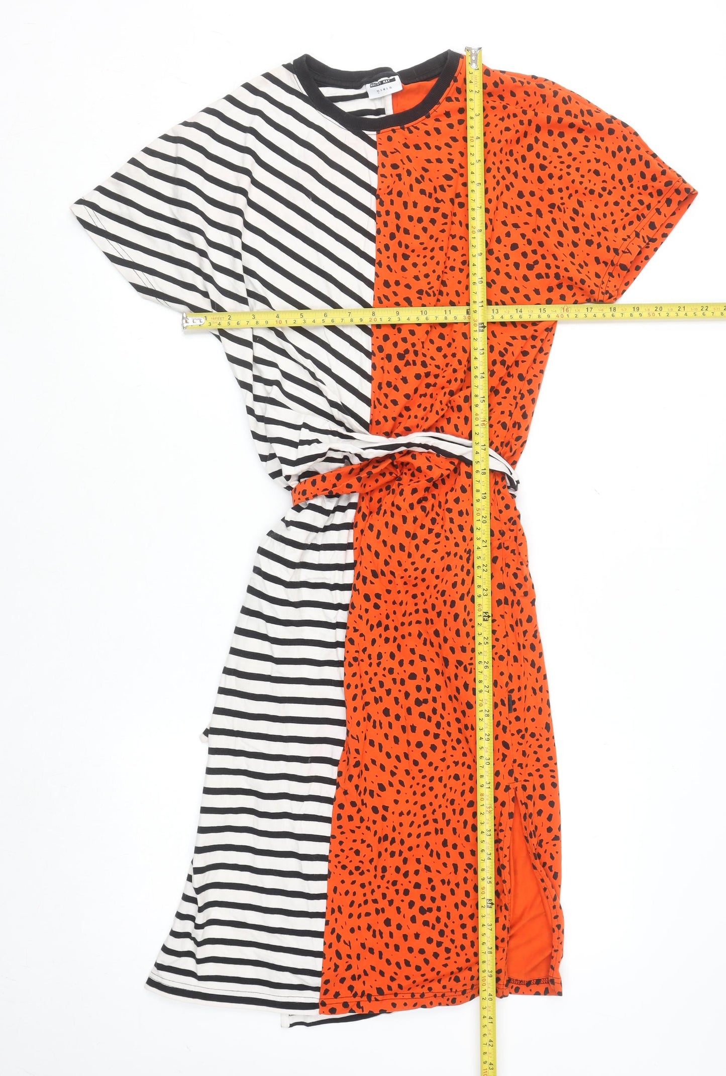 Noisy May Women’s Multicoloured Midi Wrap Dress M