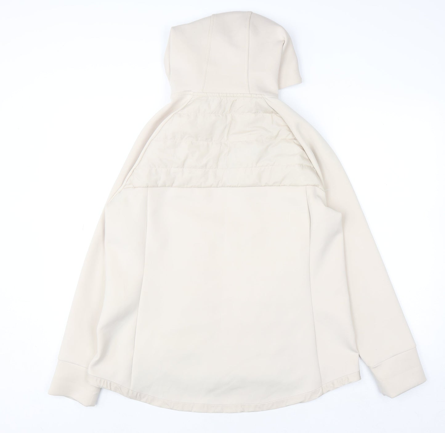 Dunnes Stores Women Ivory Hooded Mid-Length Softshell Jacket L