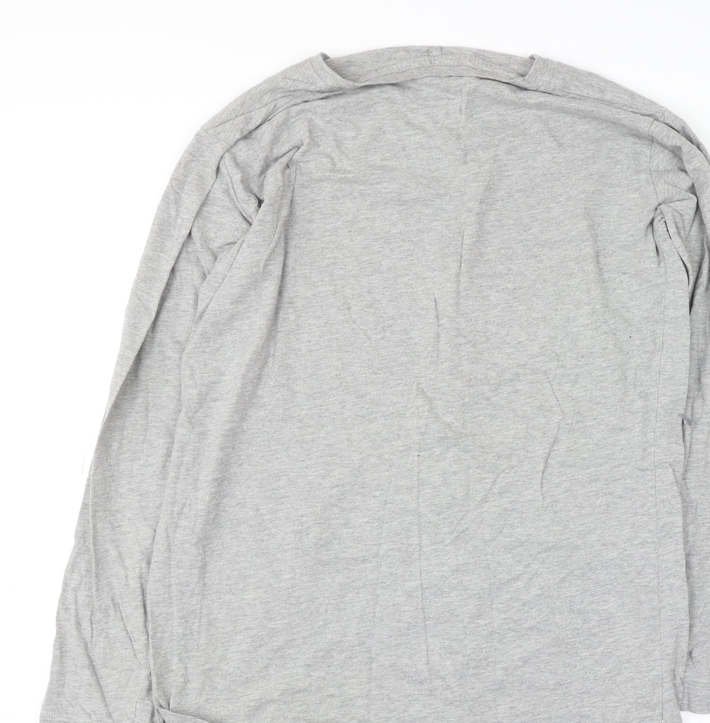 Trinity College Dublin Men's Grey Long Sleeve 2XL Graphic Top