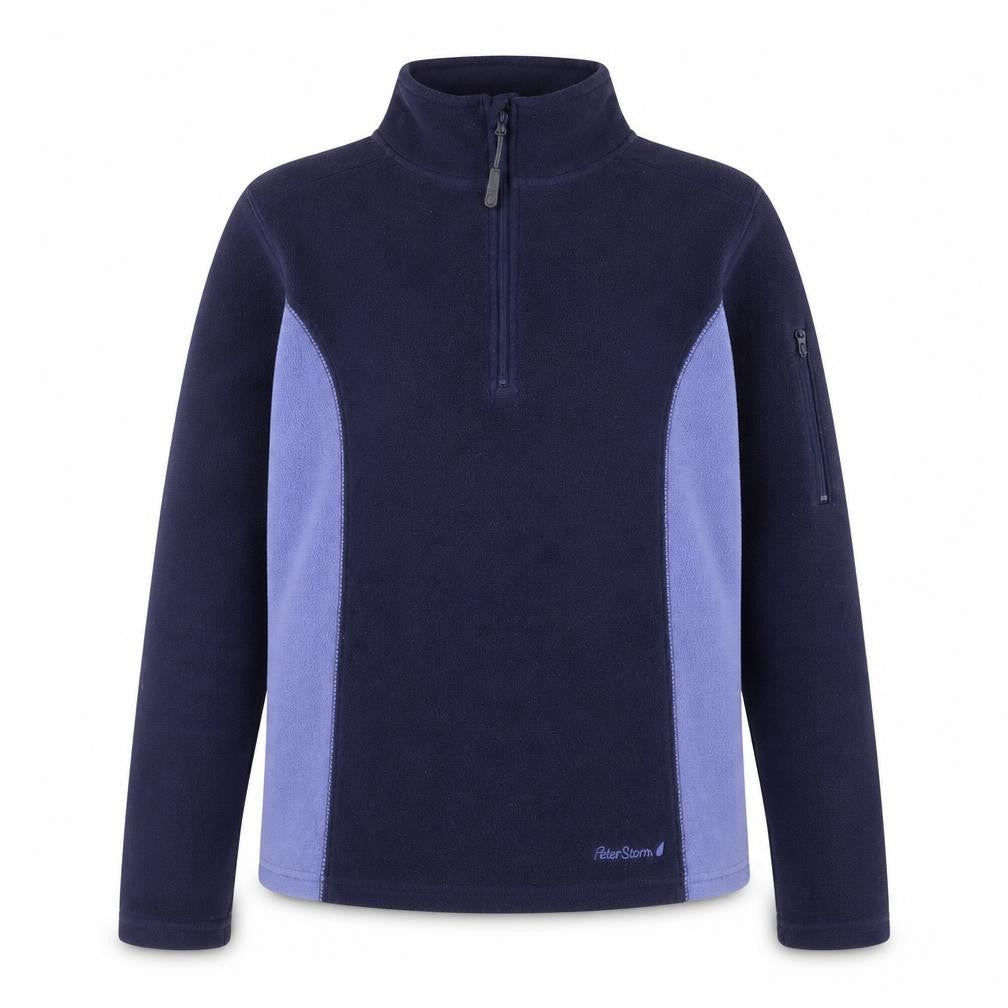Peter Storm Women's Navy Fleece Pullover Sweatshirt Size 12