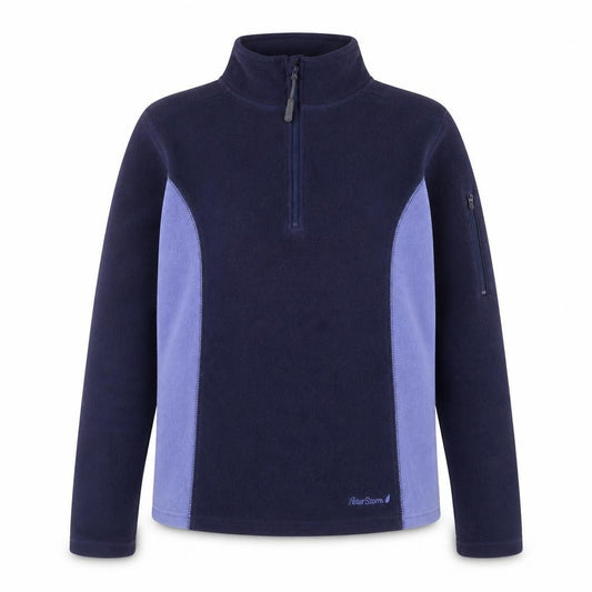 Peter Storm Women's Navy Fleece Pullover Sweatshirt Size 12