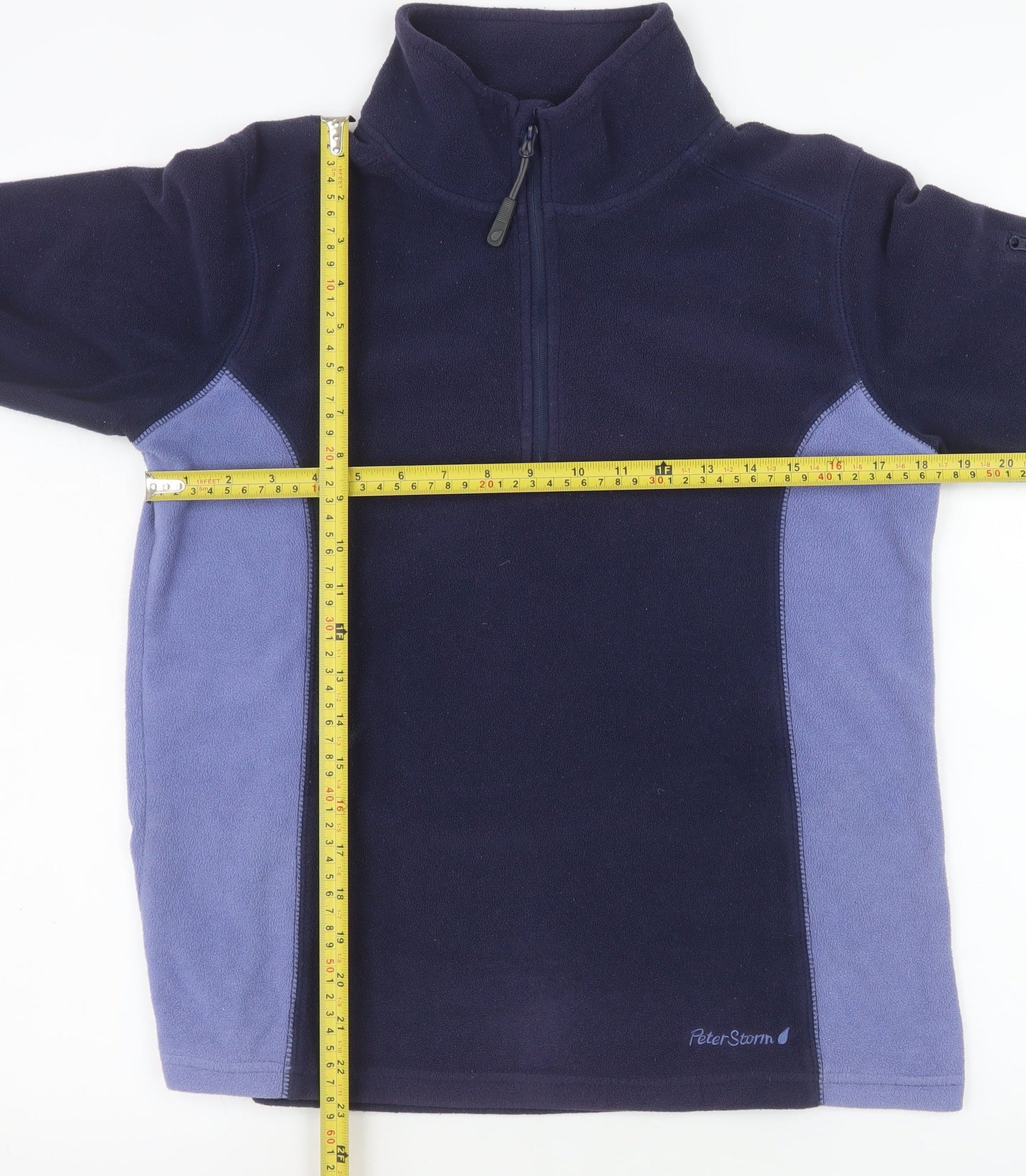 Peter Storm Women's Navy Fleece Pullover Sweatshirt Size 12