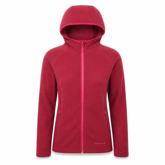 Peter Storm Women's Red Hooded Fleece Jacket Size 10