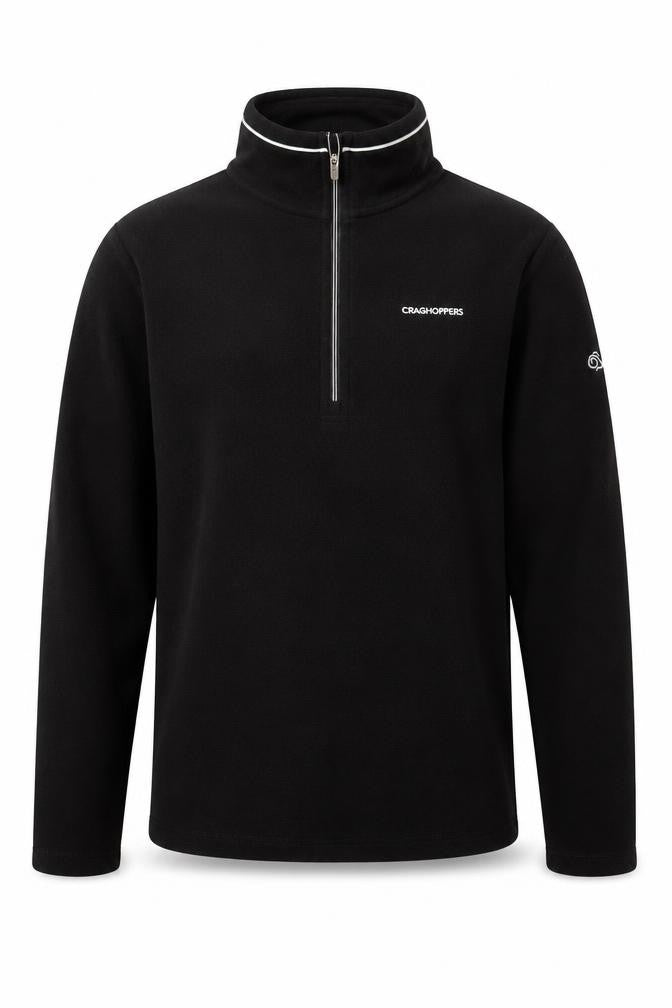 Craghoppers Men's Black Fleece Half Zip Pullover Sweatshirt M