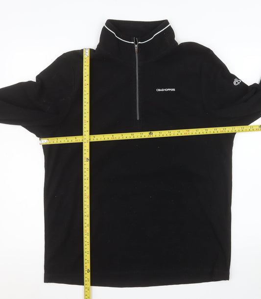 Craghoppers Men's Black Fleece Half Zip Pullover Sweatshirt M