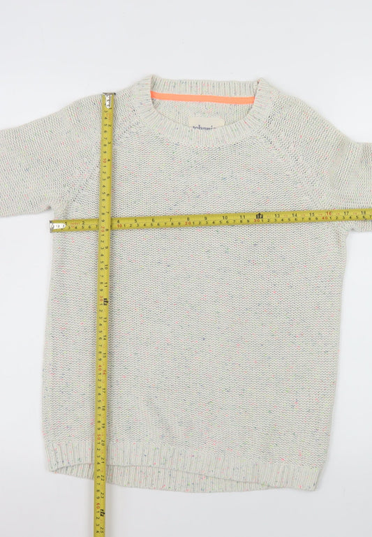 Johnnie b Boys Ivory Knit Crew Neck Pullover Jumper 15-16 Years