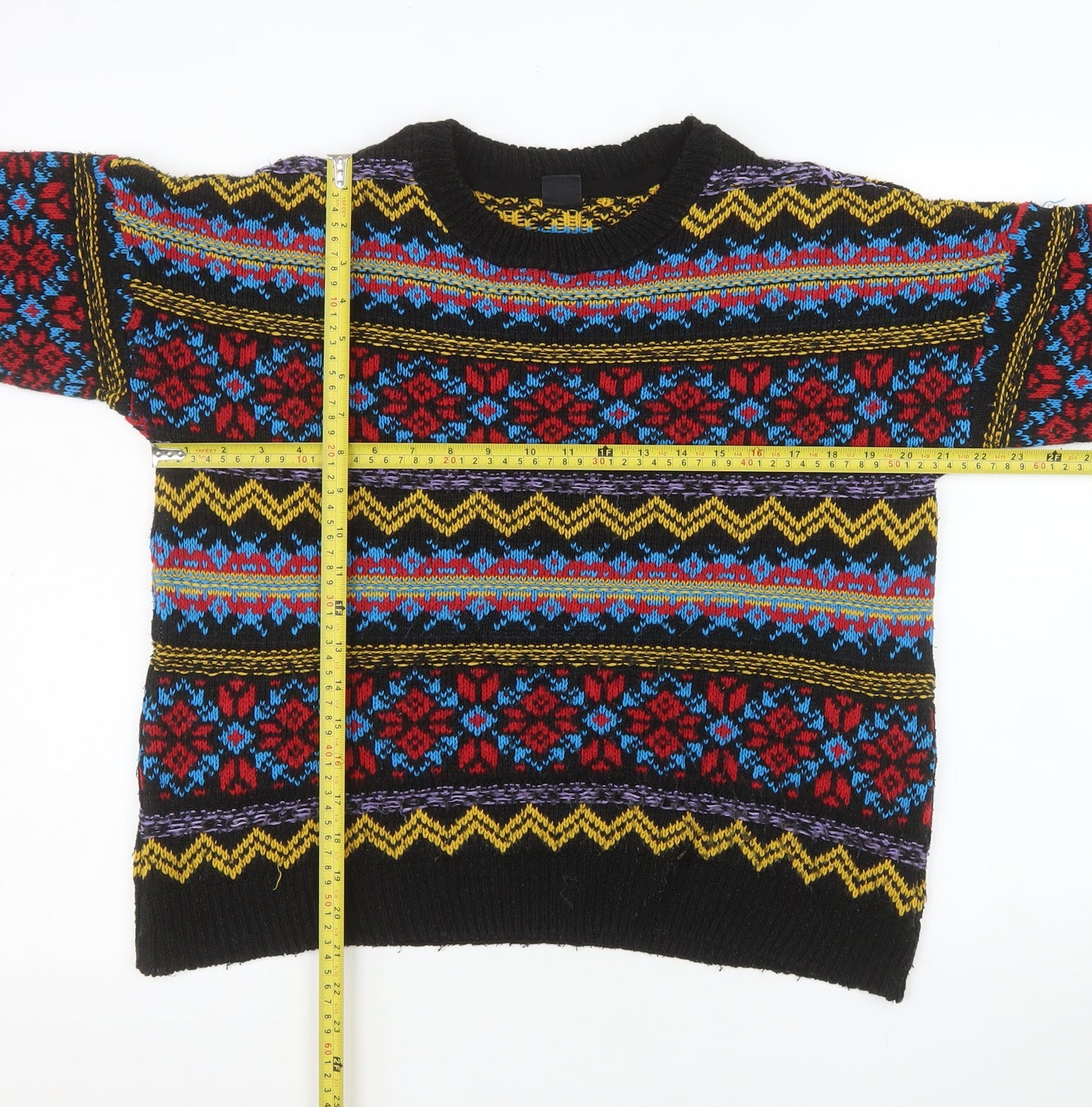 Urban Outfitters Women’s Multicoloured Fair Isle Knit Jumper Size S
