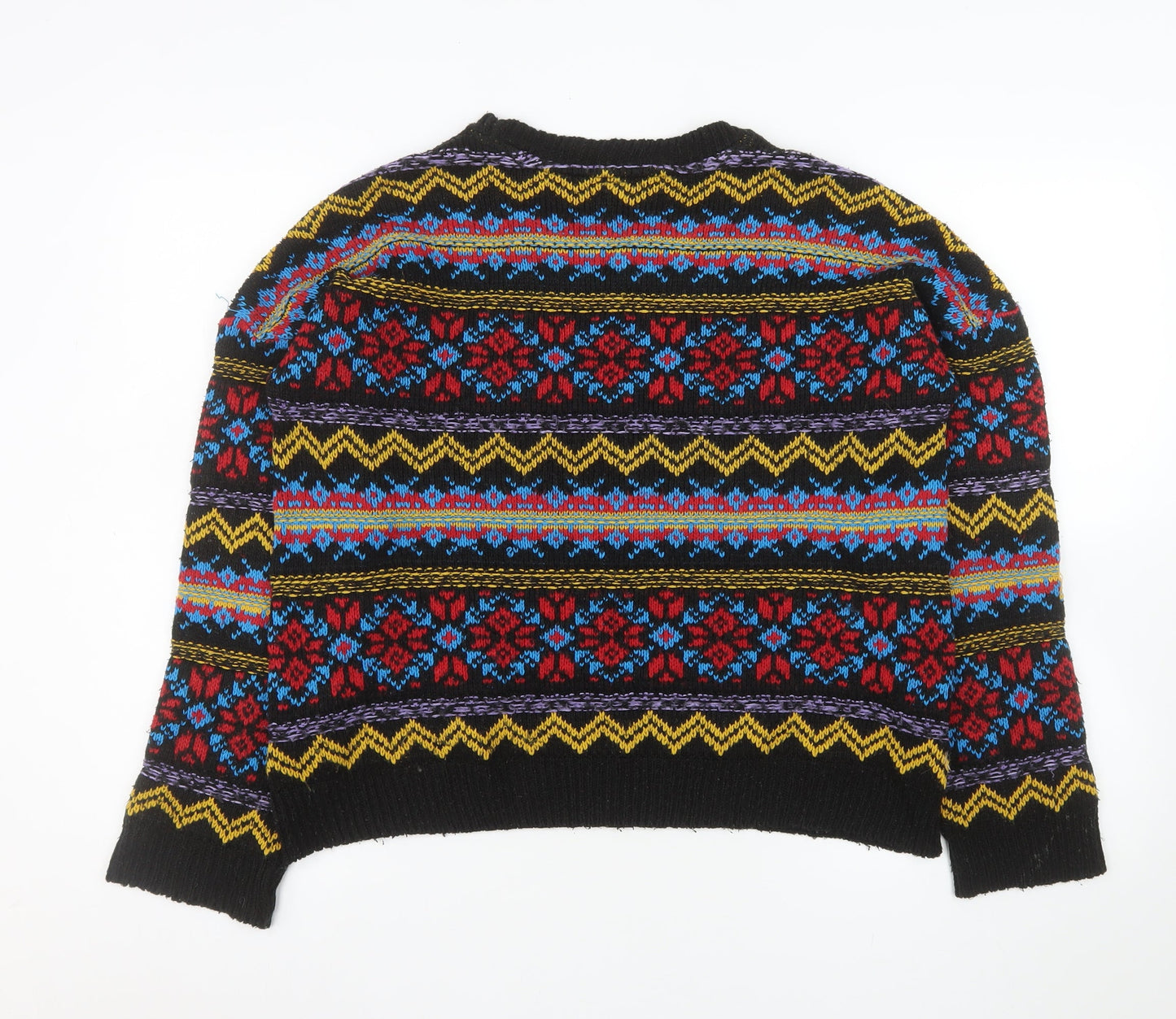 Urban Outfitters Women’s Multicoloured Fair Isle Knit Jumper Size S