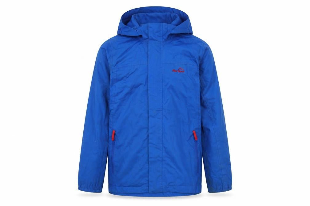 Peter Storm Boys Blue Hooded Waterproof Rain Coat Jacket 13 Years