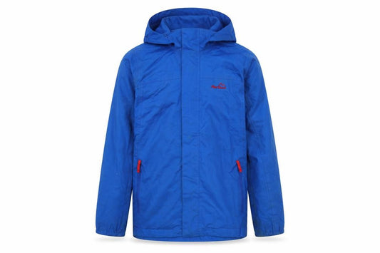 Peter Storm Boys Blue Hooded Waterproof Rain Coat Jacket 13 Years