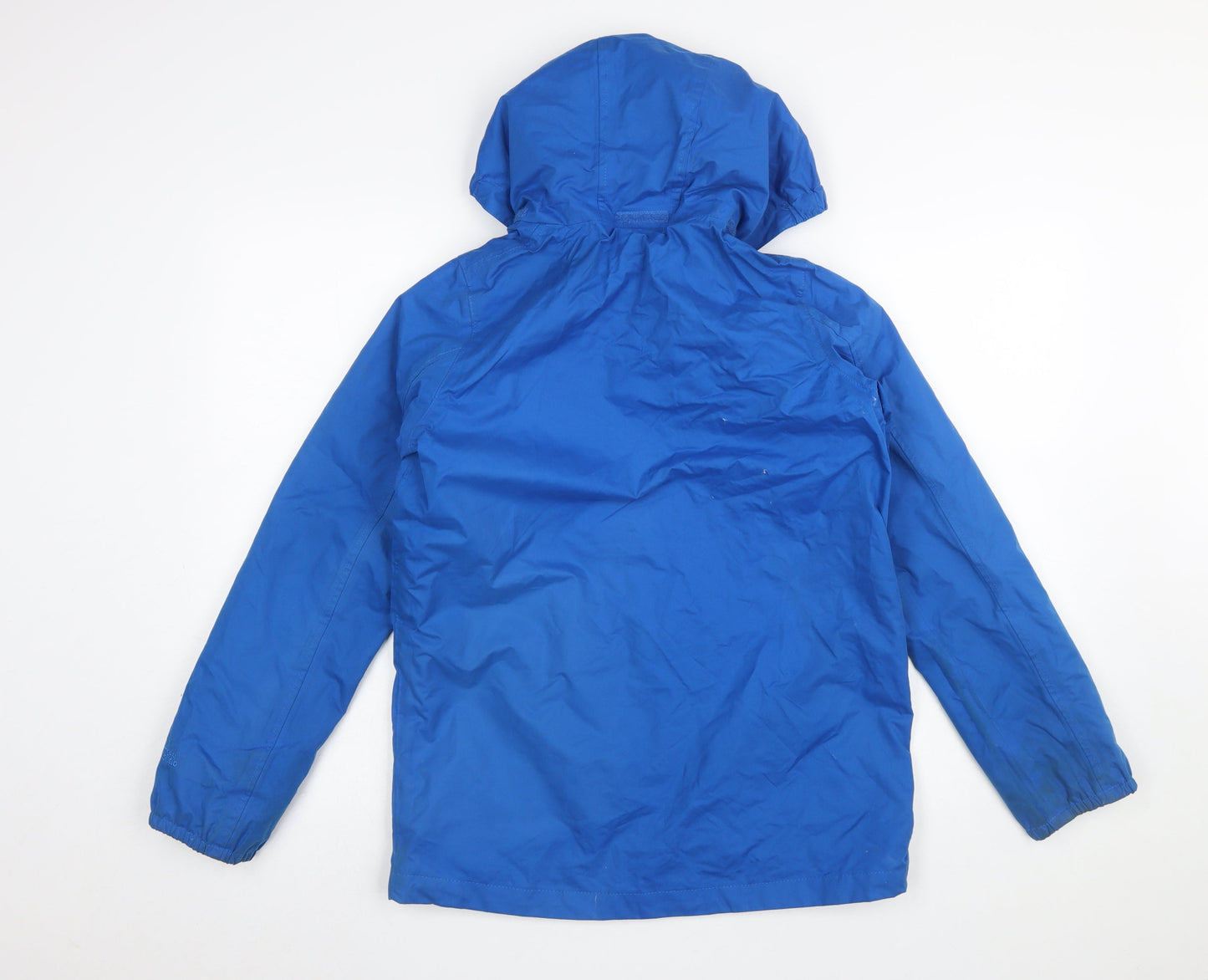 Peter Storm Boys Blue Hooded Waterproof Rain Coat Jacket 13 Years