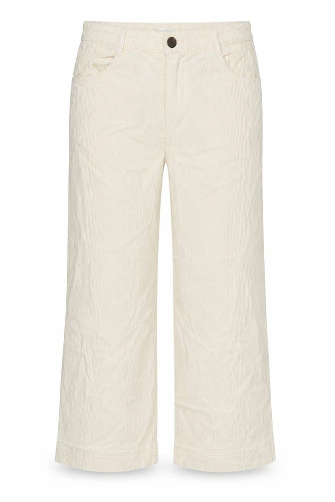 H&M Women Beige Corduroy Chino Trousers Size 16 Regular Fit