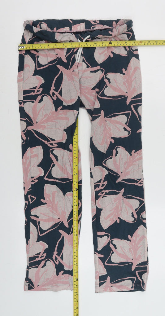 Next Women’s Blue Floral Cotton Pyjama Pants Size S