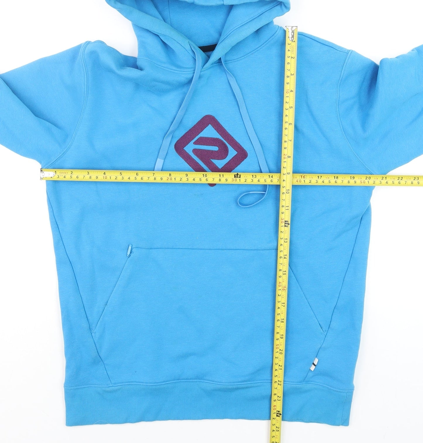 Ronhill Men's Blue Pullover Hoodie Small Sports Fleece Sweatshirt