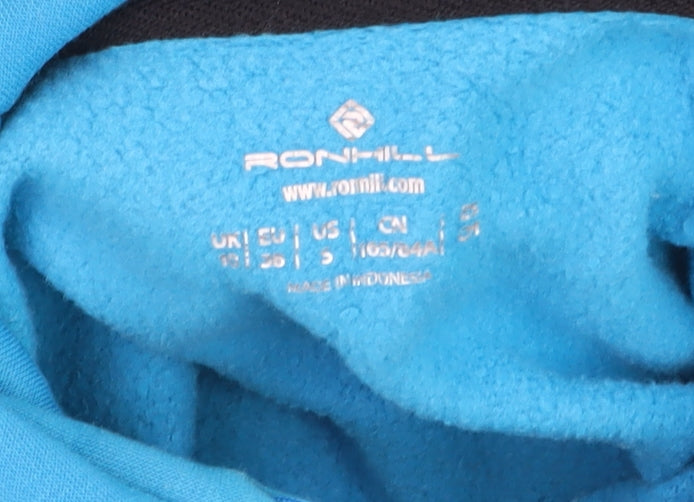 Ronhill Men's Blue Pullover Hoodie Small Sports Fleece Sweatshirt