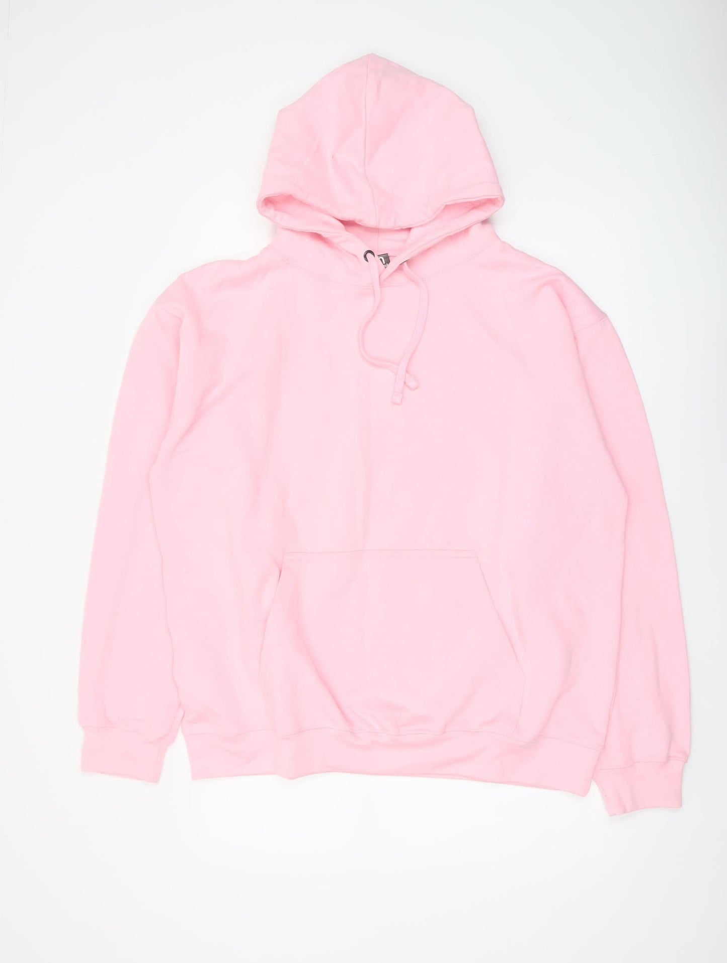 d&hhoodiesuk Men's Pink XL Pullover Hoodie Fleece Long Sleeve