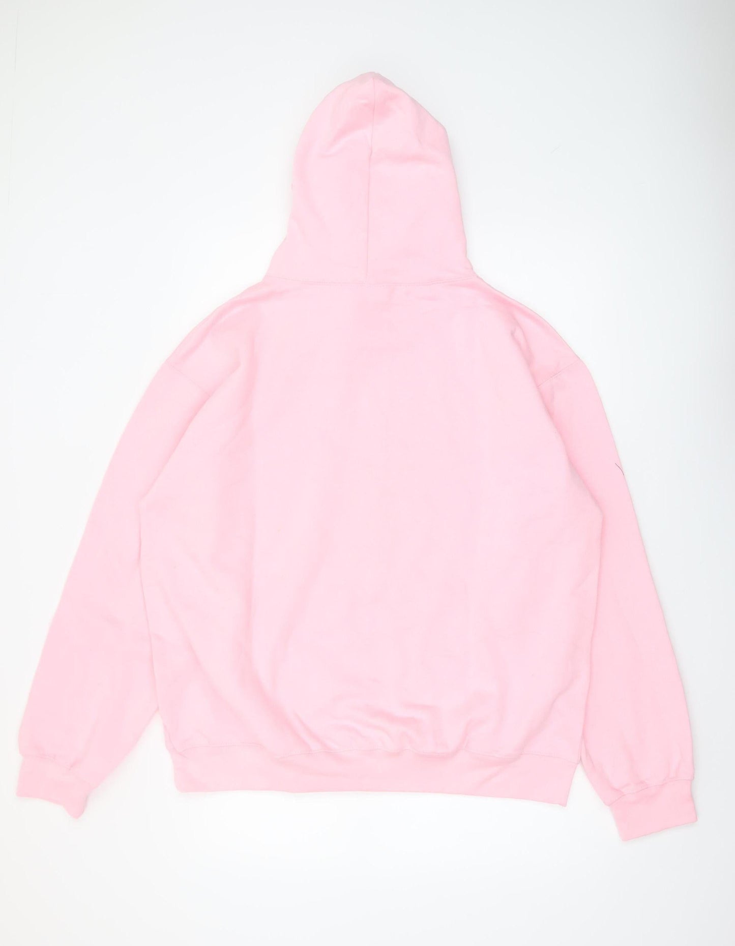d&hhoodiesuk Men's Pink XL Pullover Hoodie Fleece Long Sleeve