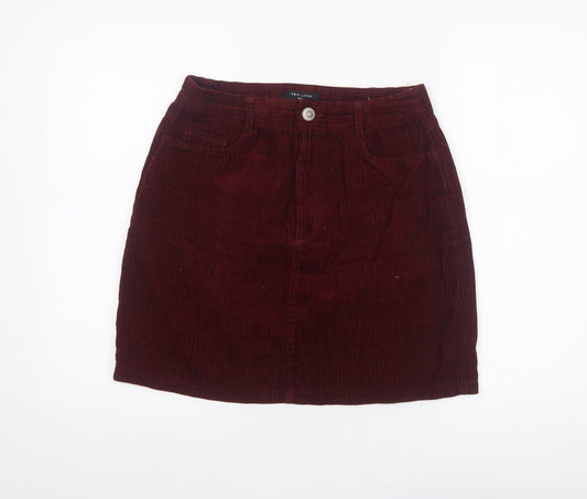 New Look Women’s Brown Corduroy Short Skirt Size 10 Tall