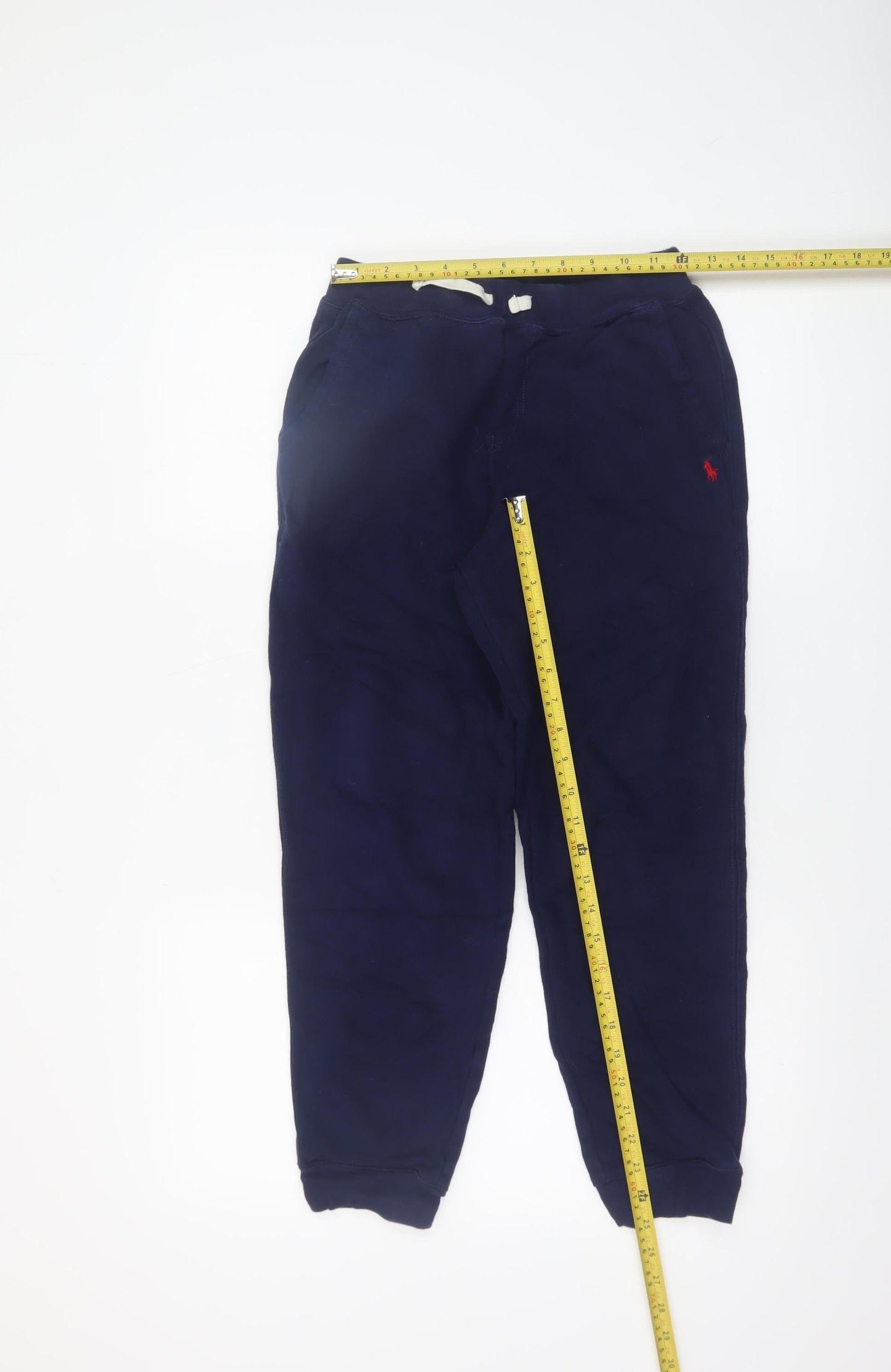 Ralph Lauren Boys Blue Jogger Sweatpants L 14-16 Years Cotton Fleece