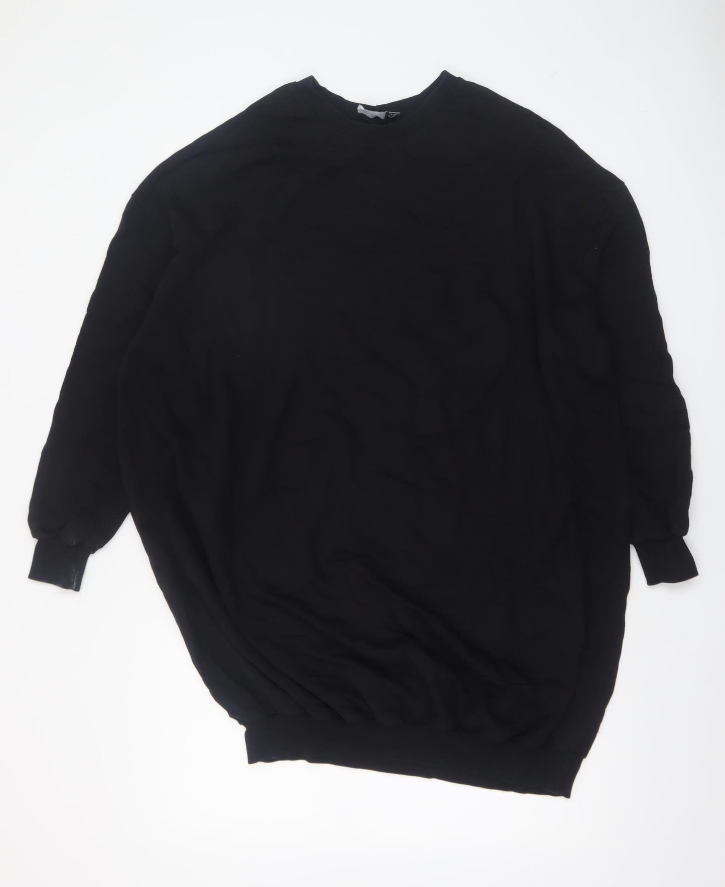 ASOS Design Women’s Black Oversized Cotton Sweatshirt UK 8
