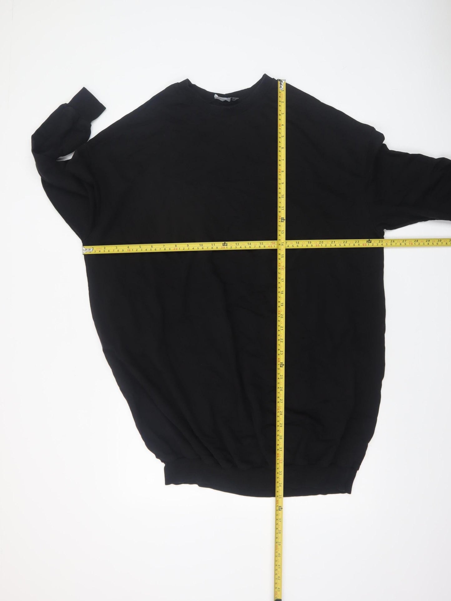 ASOS Design Women’s Black Oversized Cotton Sweatshirt UK 8
