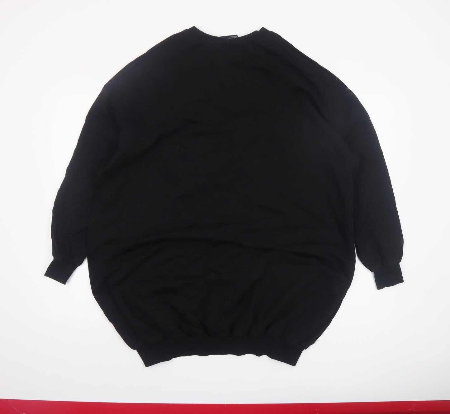 ASOS Design Women’s Black Oversized Cotton Sweatshirt UK 8