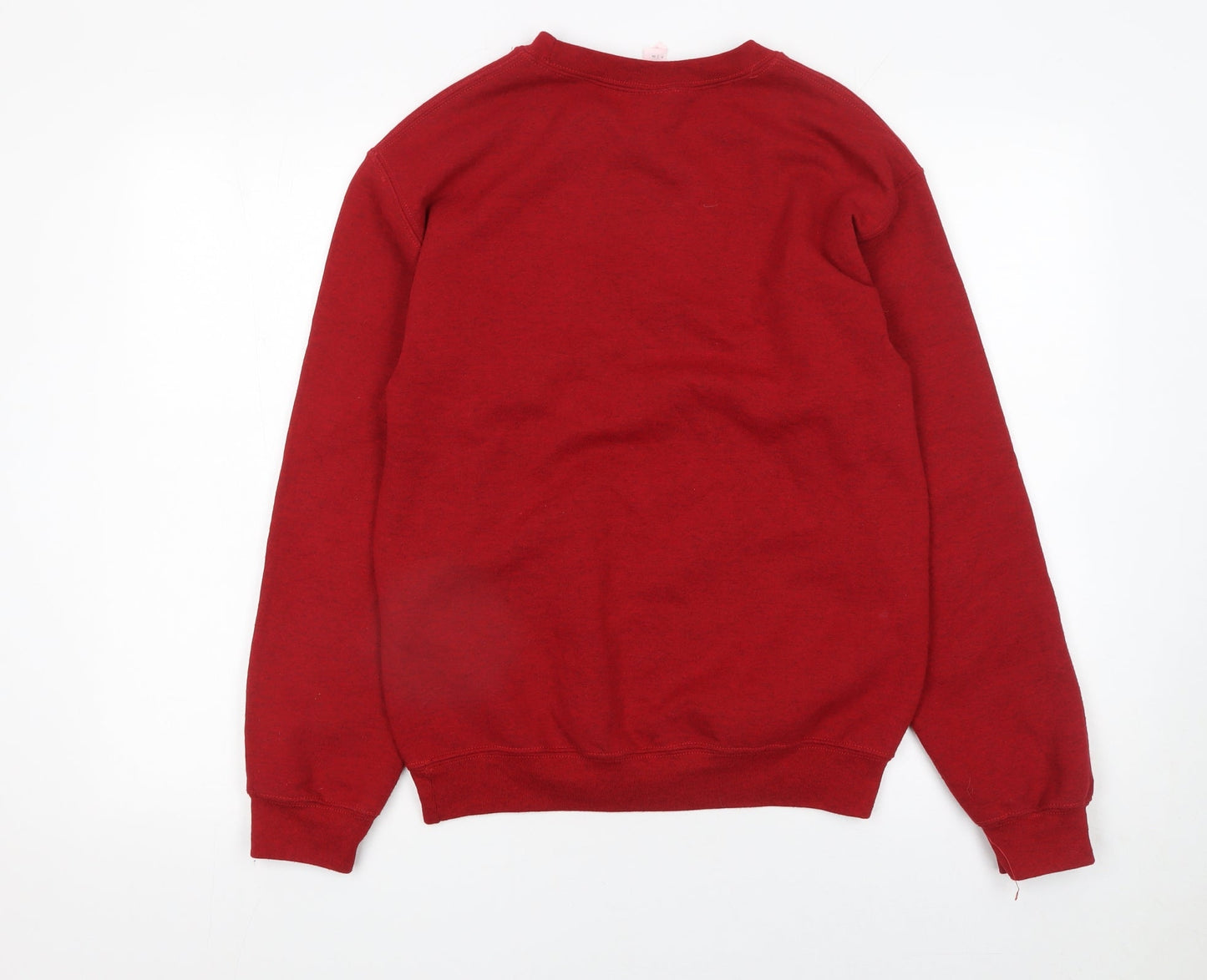 Gildan Heavy Blend Red Crew Neck Women's Sweatshirt Size S